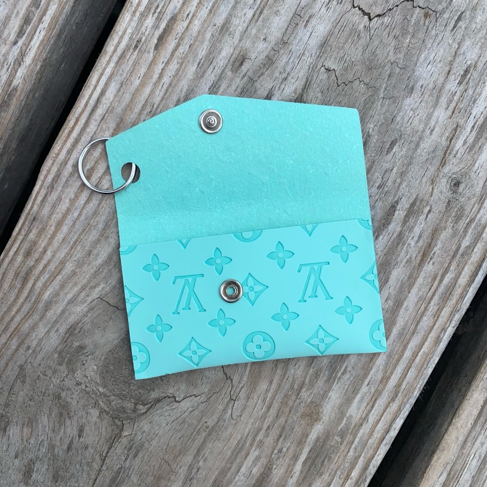 Keychain card holder